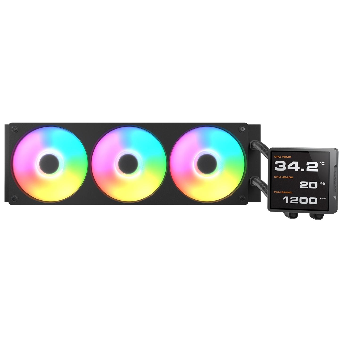 Cougar Liquid CPU Cooler 120mm RGB Black