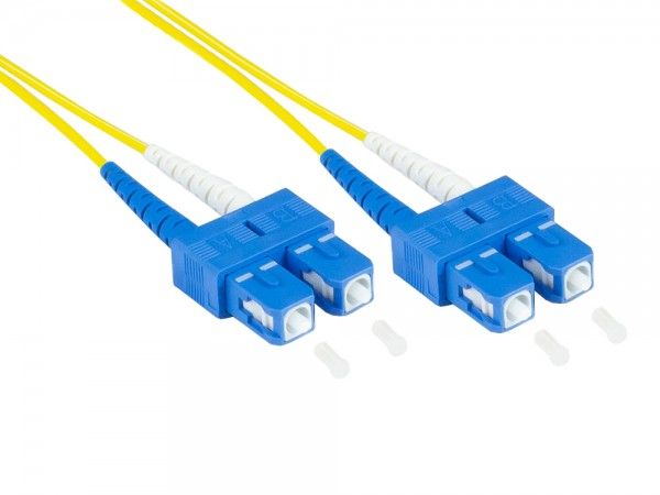 Alcasa LW-9075SC InfiniBand and Fiber Optic Cable 7.5m 2x SC Yellow