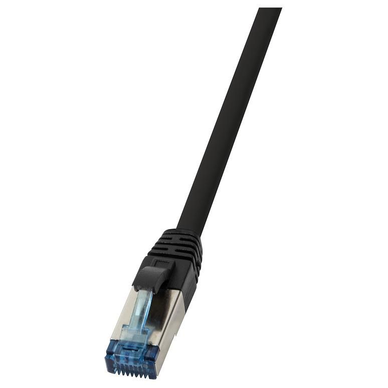Cable de red Logilink Cat6a, 50 m, Negro (S/FTP)