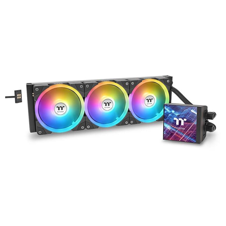 Thermaltake MAGFloe 420 Ultra ARGB All-in-One Liquid CPU Cooler - Black (14cm Fan)