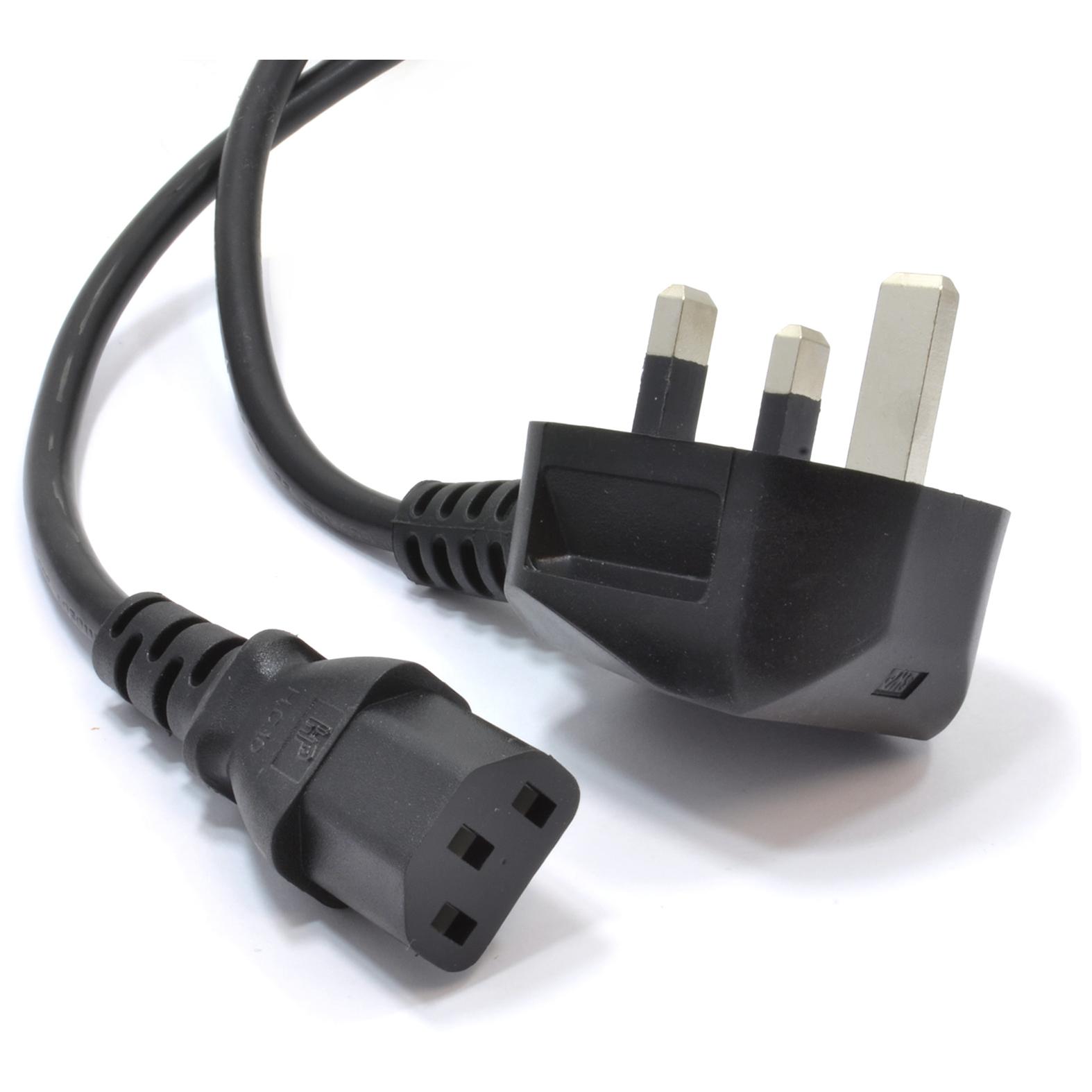 Origin Storage Power Cable 1.8m Black Type G to C13 Coupler