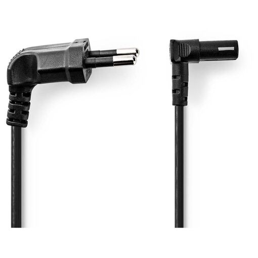 Cable de alimentación Nedis, 2 m, Negro, Conector C1 a Tipo C