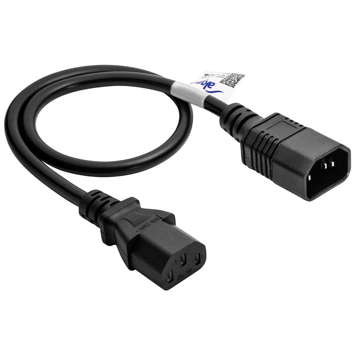 Akyga AK-PC-14A 0.5m Power Cable Black