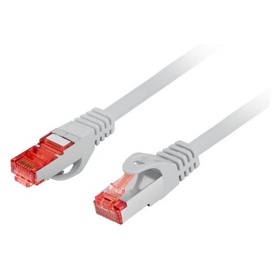 Cable de red LANBERG Cat6 S/FTP, 20 m Gris