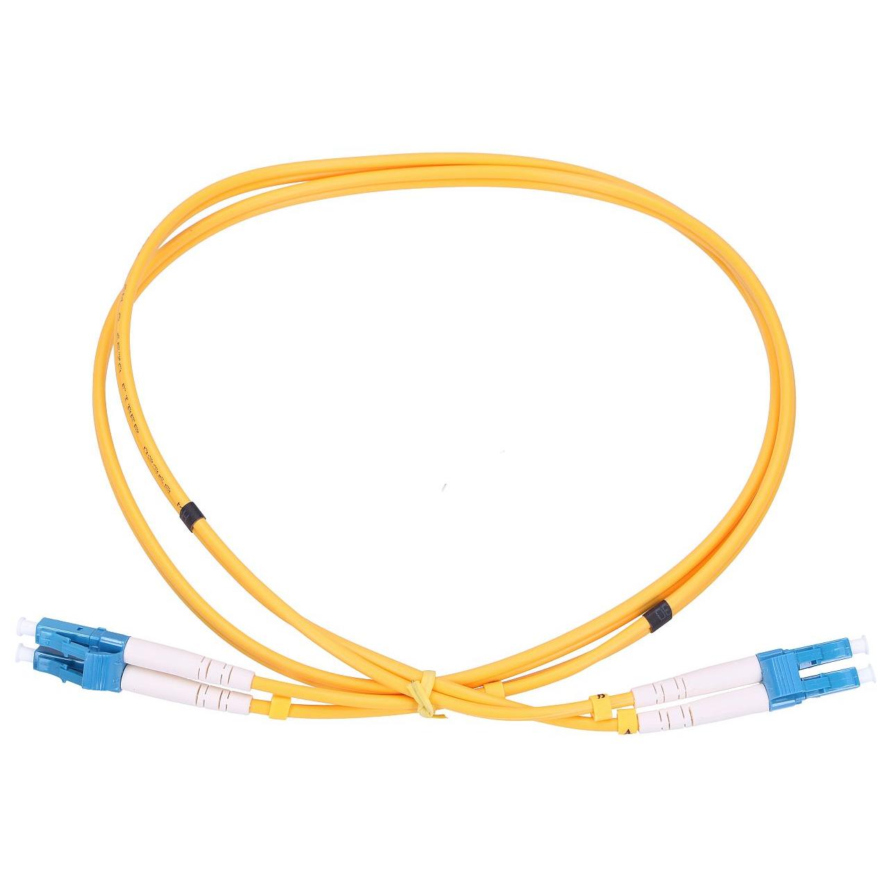 Câble de raccordement Extralink Monomode Duplex LC/UPC, G652D, PVC, 3 mm, 1 m