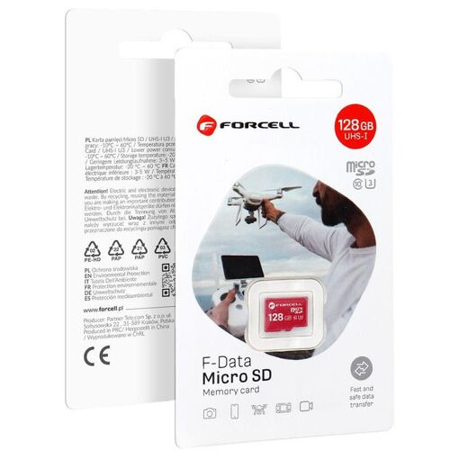 Forcell 128GB MicroSD Card UHS-I Class 10