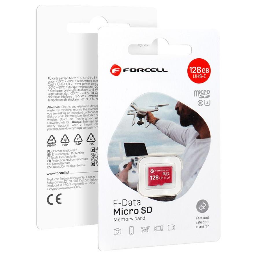 Forcell 128GB MicroSD Card UHS-I Class 10