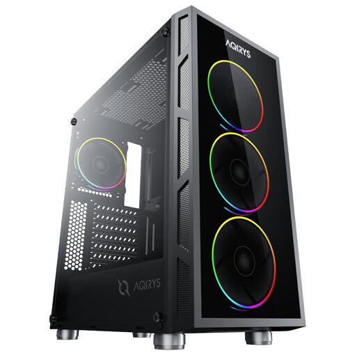 Caja para PC de sobremesa Aqirys ANTARES, Negra