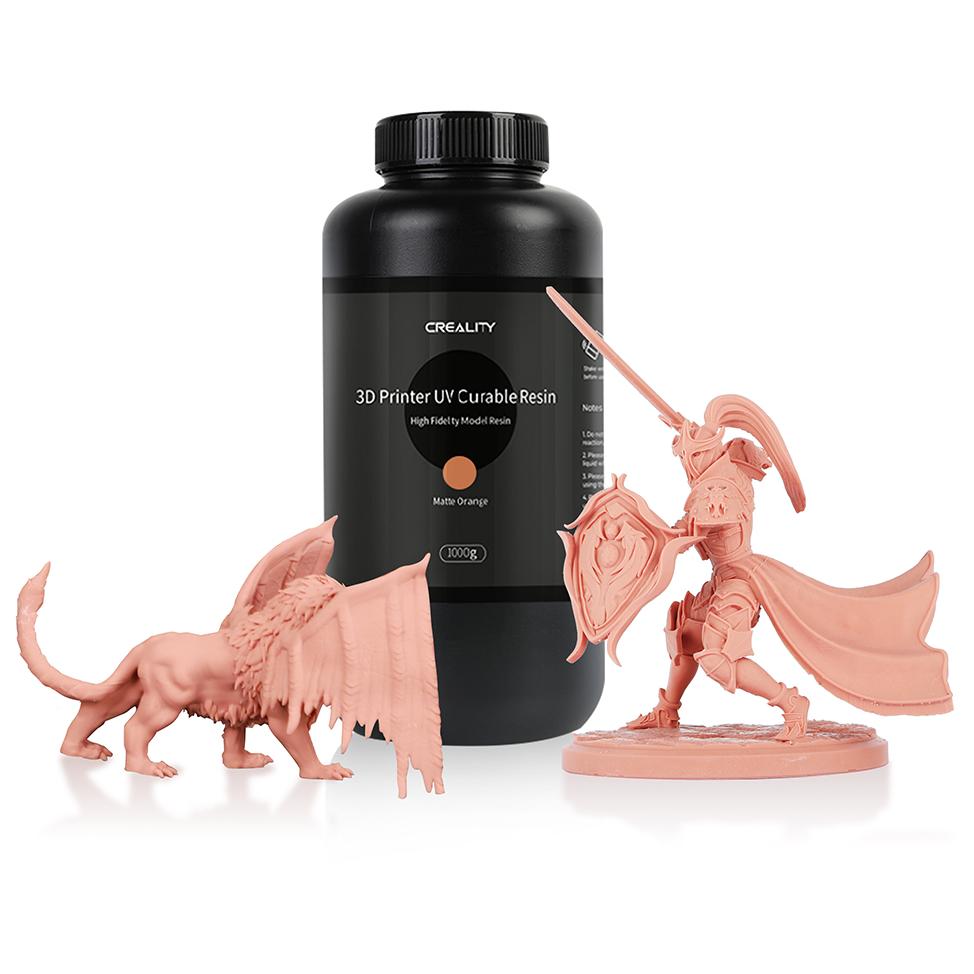 Creality 3D Resin Print Material - Orange, 1kg