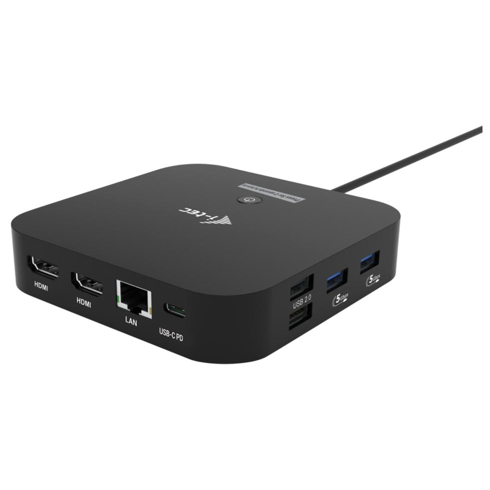 i-tec 100W USB-C Dual HDMI Docking Station