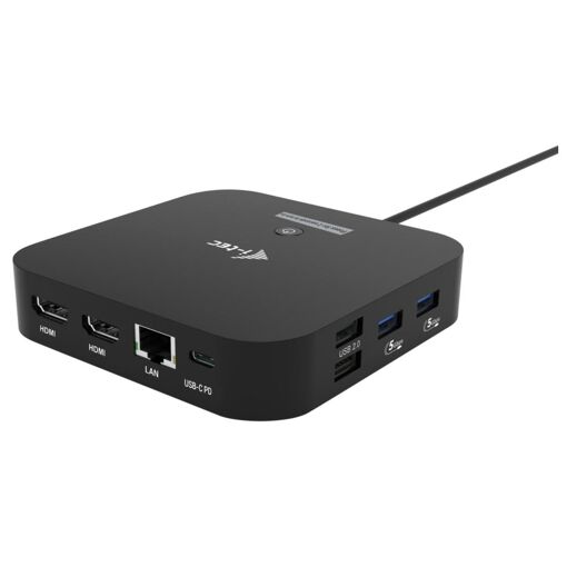 Station d'accueil i-tec USB-C Double HDMI avec alimentation 100 W