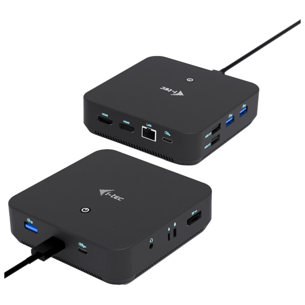 i-tec USB-C DP Dual HDMI Docking Station with Power Delivery 100 W
