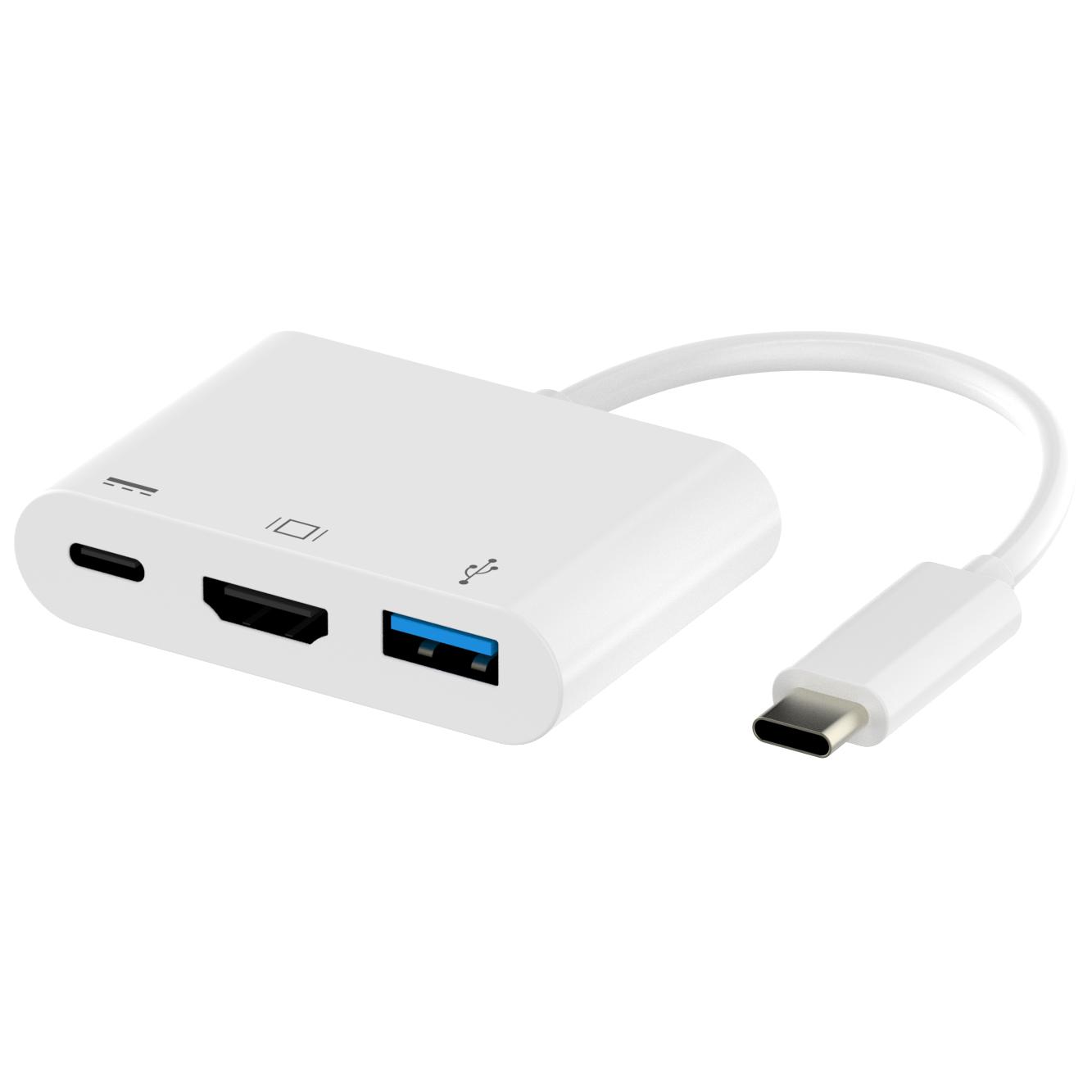 Hub et adaptateur Sinox SXI06030 USB 3.2 Gen 1 (3.1 Gen 1) Type-C - Blanc