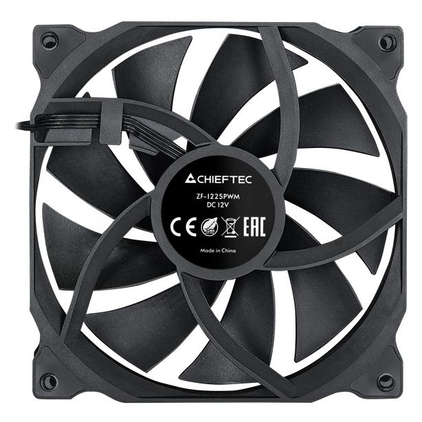 Chieftec Black 12cm Computer Case Fan ZF-1225PWM