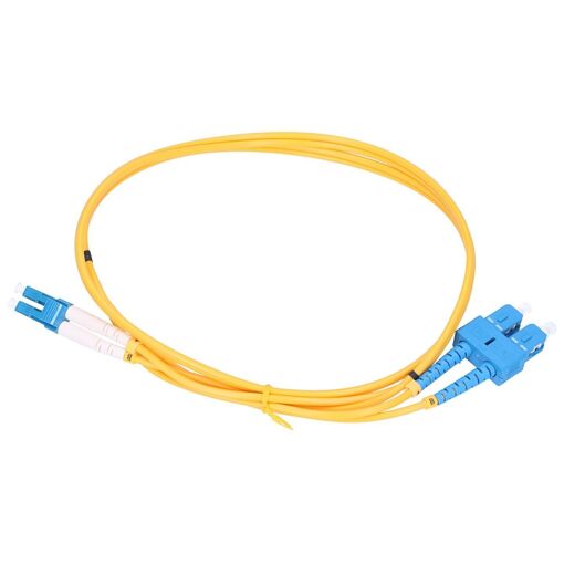 Cable de conexión Extralink SC/UPC-LC/UPC PVC monomodo duplicado, G652D, 3 mm, 3 m
