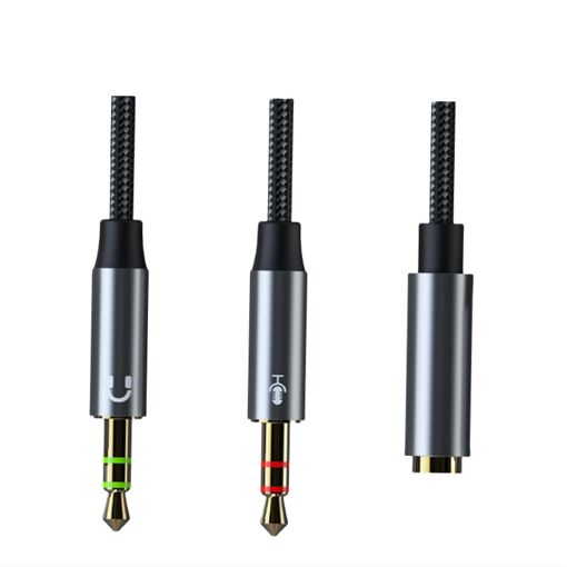INF CB01 3.5mm Audio Adapter Cable for Headphones and Microphone
