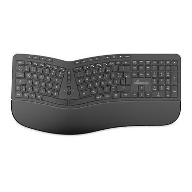 MediaRange Wireless RF Keyboard QWERTZ German Black