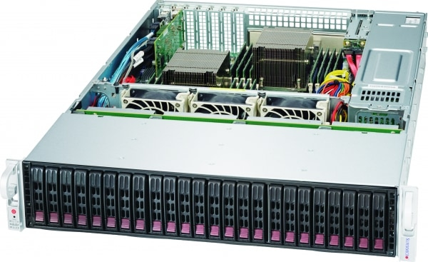 Supermicro 216BAC4-R1K23LPB Rack Mount Server Chassis, Black