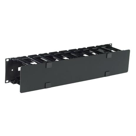 APC Horizontal Cable Manager (Size: 19inch, Color: Black, Capacity: 30 Cables)