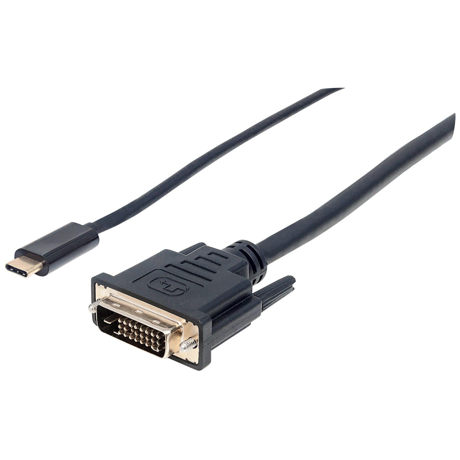 Manhattan USB Type-C to DVI Cable 2m