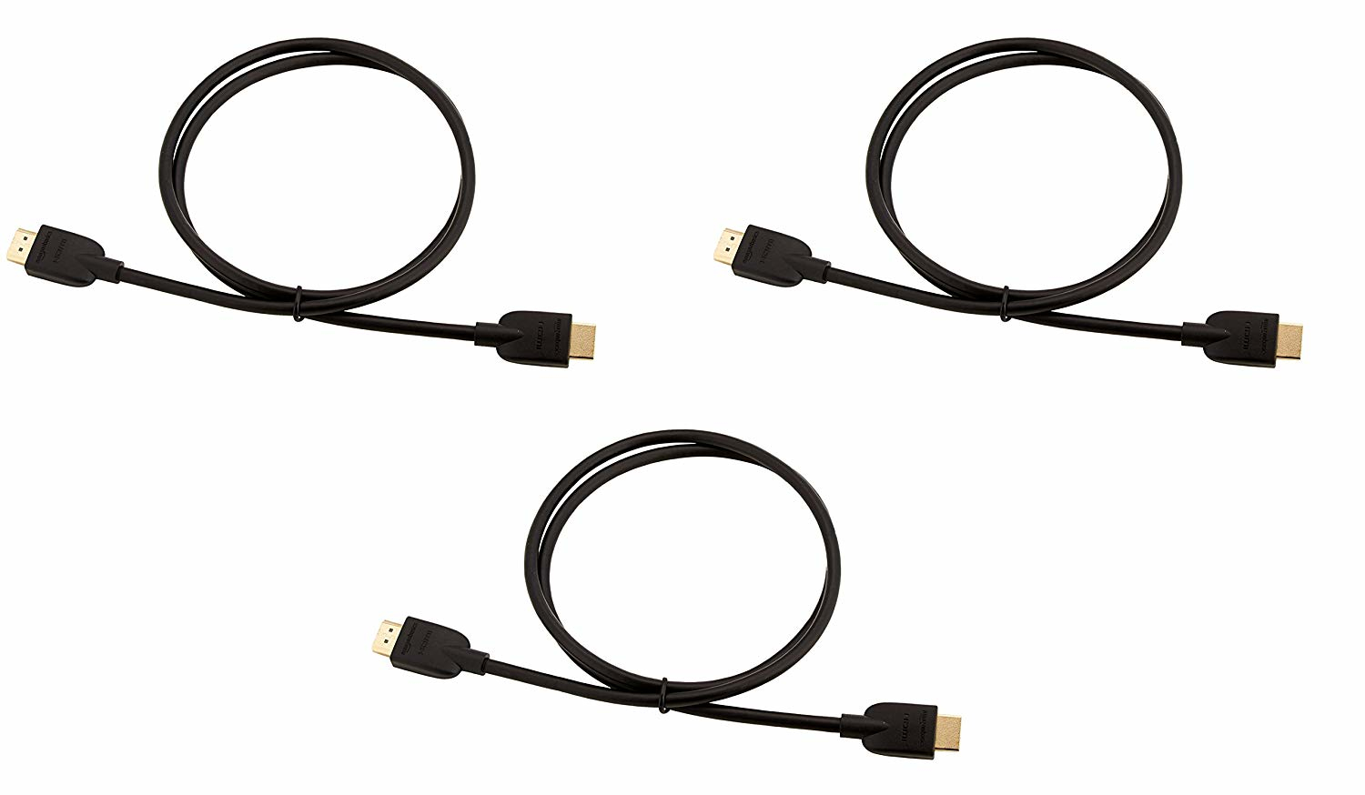AmazonBasics HDMI Cable 0.9m (Type A, Standard) - Black