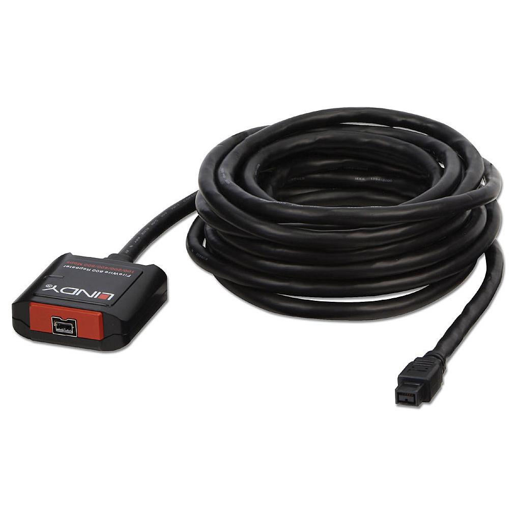 Cable FireWire Lindy 32918, 5 m, 9 pines