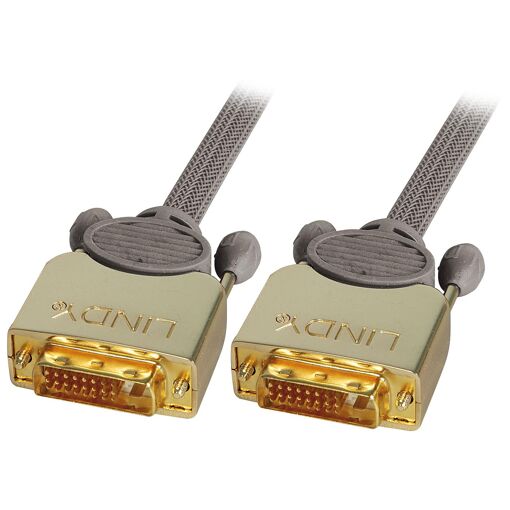 Câble Lindy DVI 5 m DVI-D Anthracite