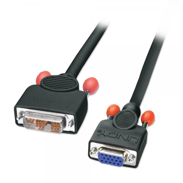 Câble Lindy 3m DVI-A vers VGA