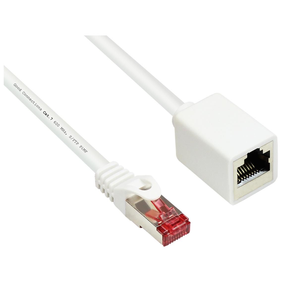 Alcasa Cat6 Network Cable, 10m, White (S-STP)
