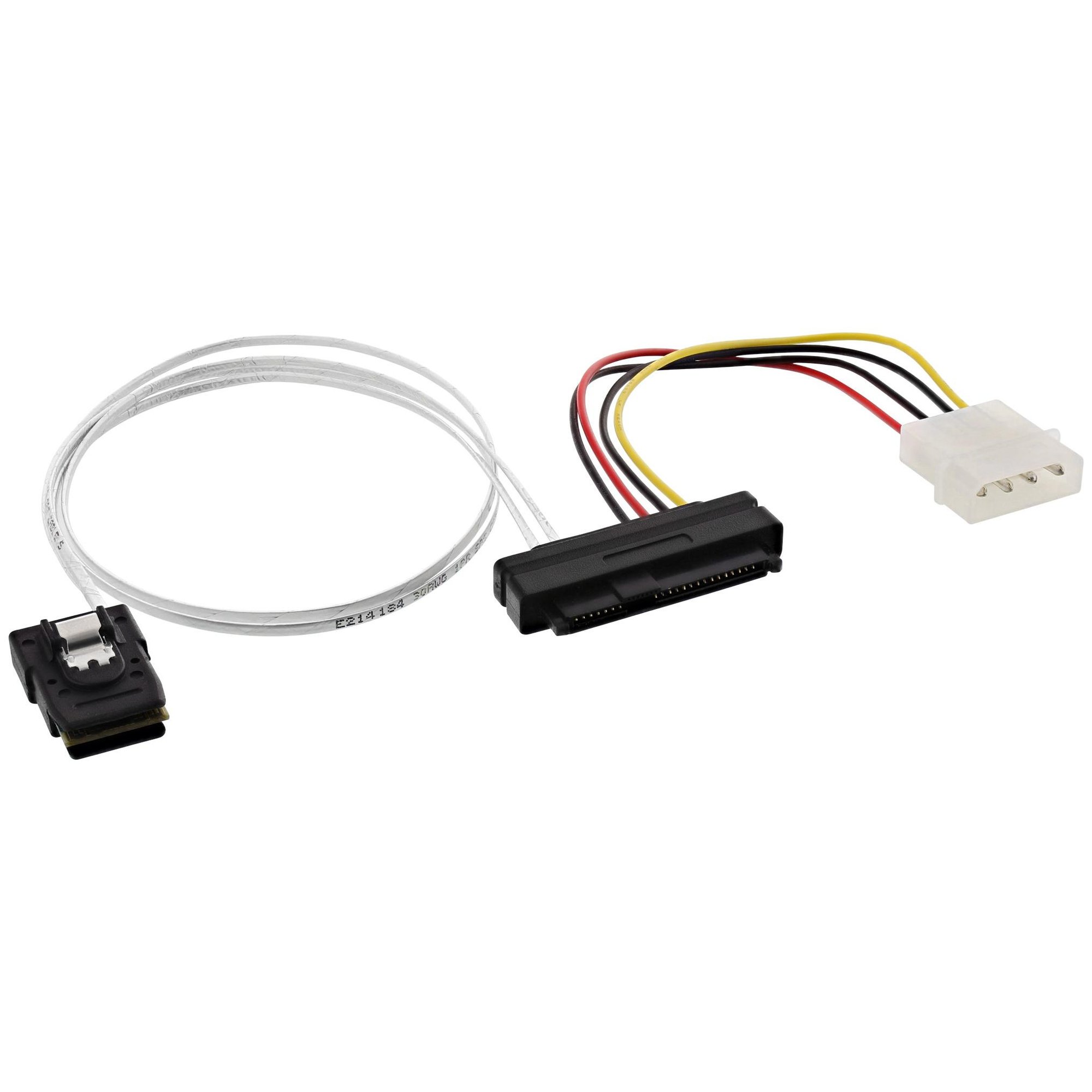 Câble InLine 27622A SAS, 0,75 m, Multicolore