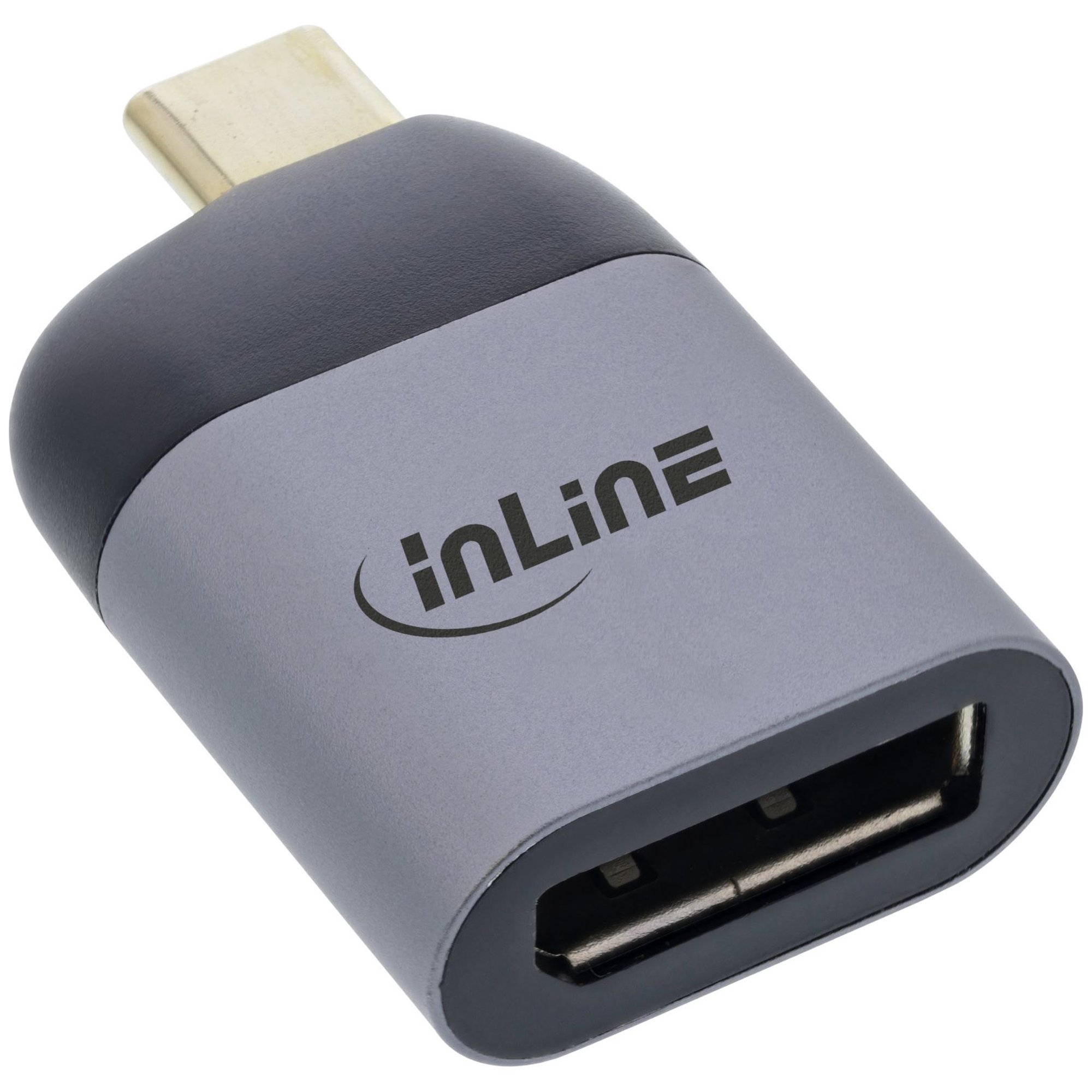 Adaptador de vídeo InLine 64106D, gris