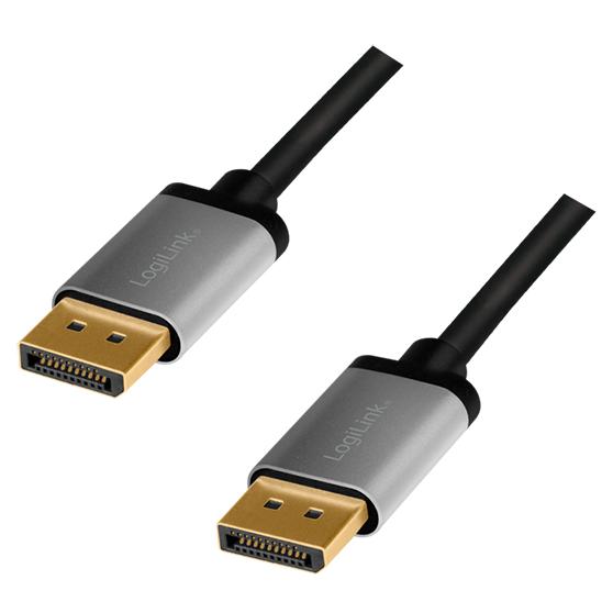 LogiLink DisplayPort Cable 3m (Gray/Black)