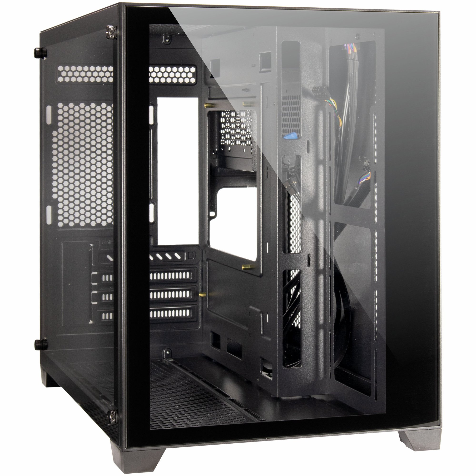 Inter-Tech C-501 Aspect Midi Tower Case, Black