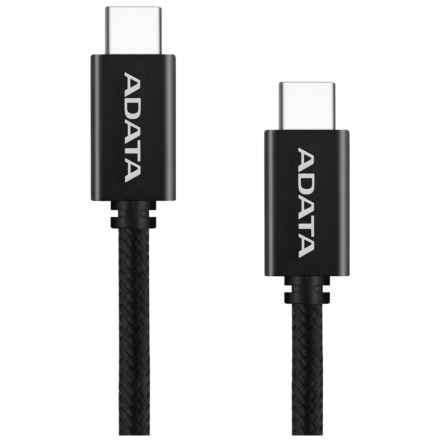 ADATA USB 2.0 Cable C to C, 2m, Black
