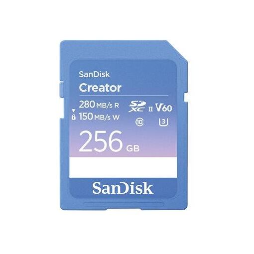 SanDisk Creator 256GB SDXC UHS-II Memory Card