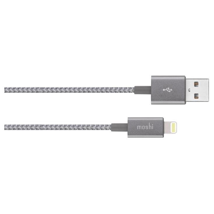 Câble Moshi Lightning 1,2m Gris et Titane
