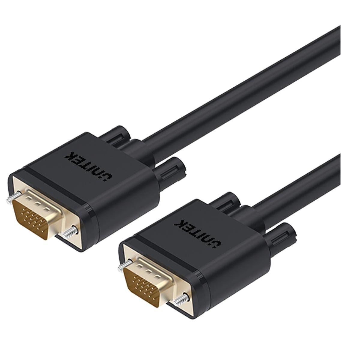 Unitek 20ft VGA Cable (D-Sub) - Black