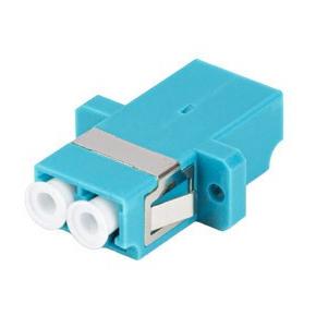 Adaptador de fibra óptica Lanberg LC/UPC - Blanco