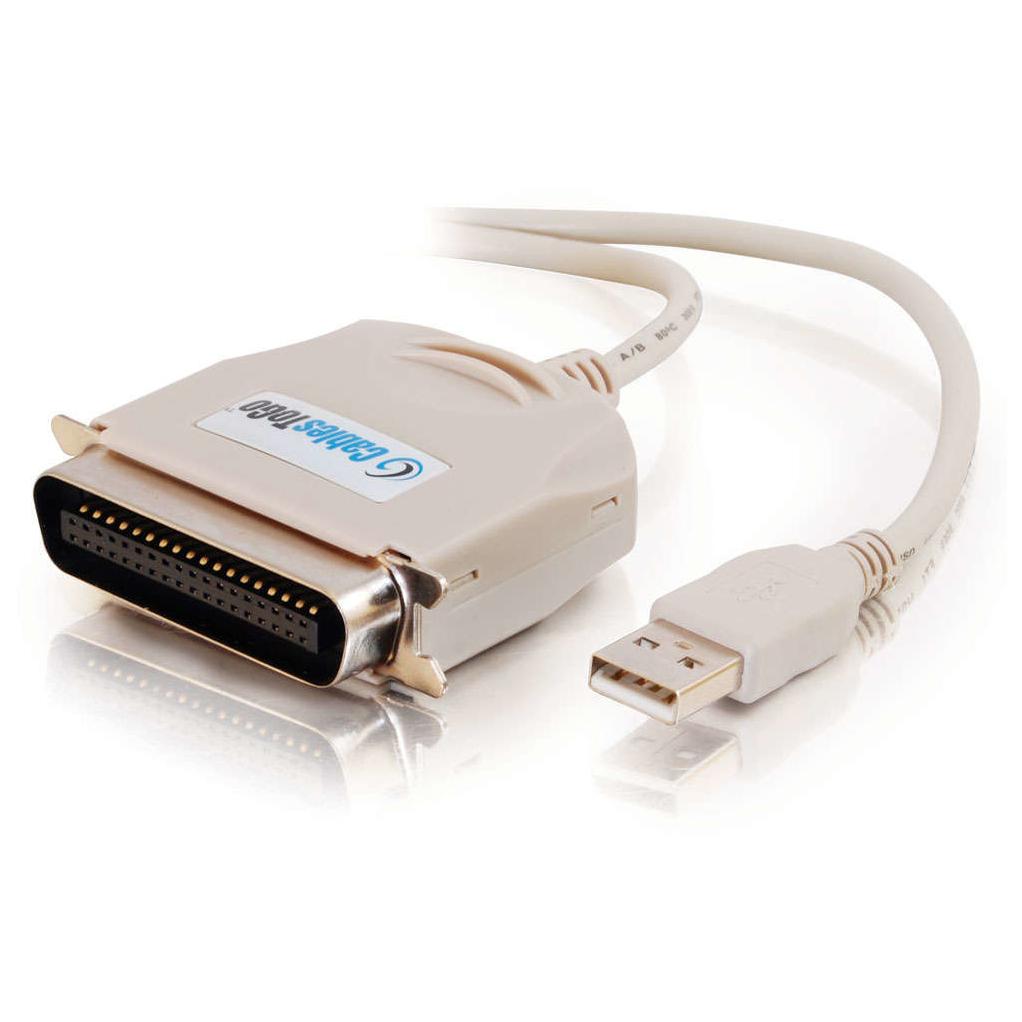 C2G 1.8m USB to Parallel Cable (1284)