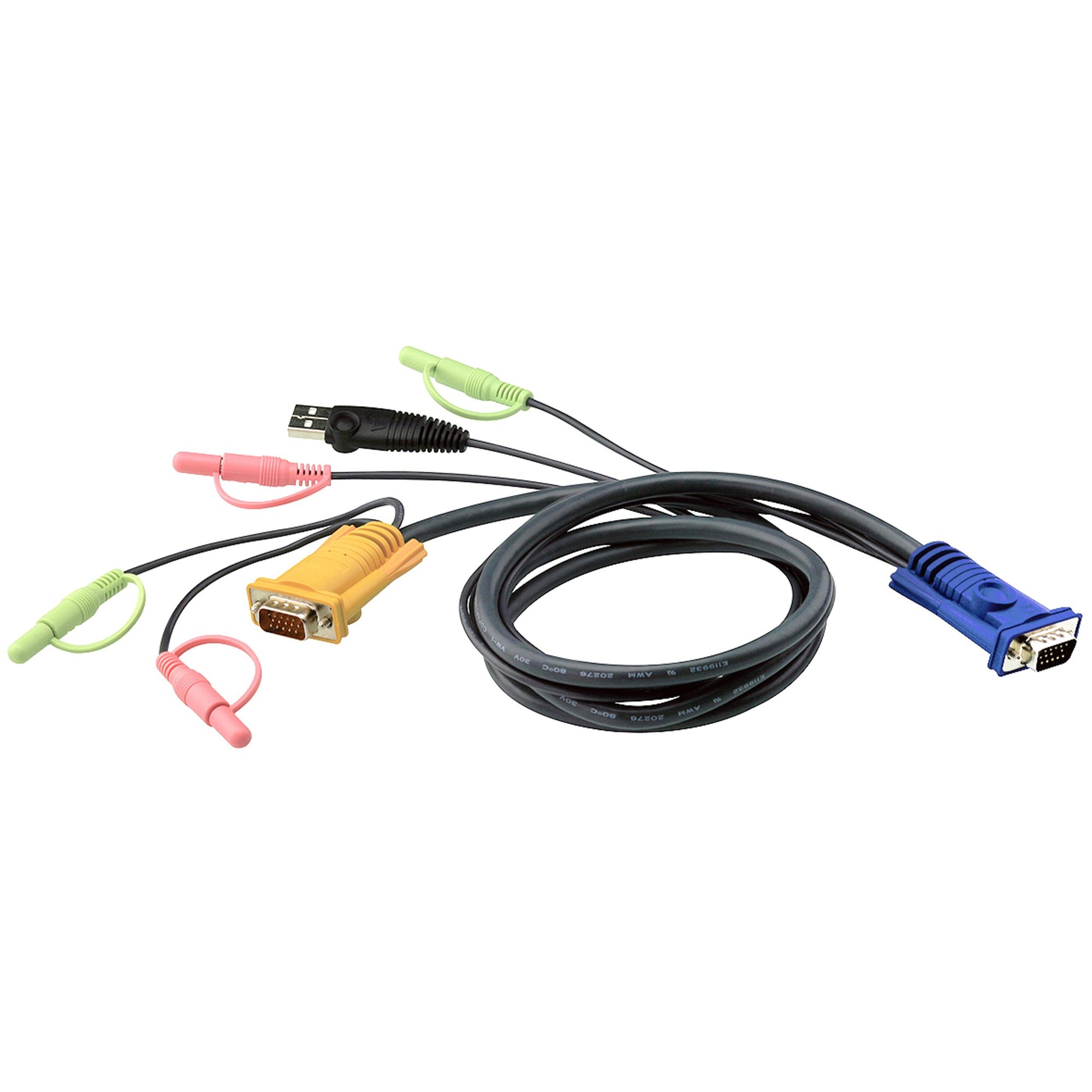 ATEN 3m USB 3-in-1 KVM Cable with Audio