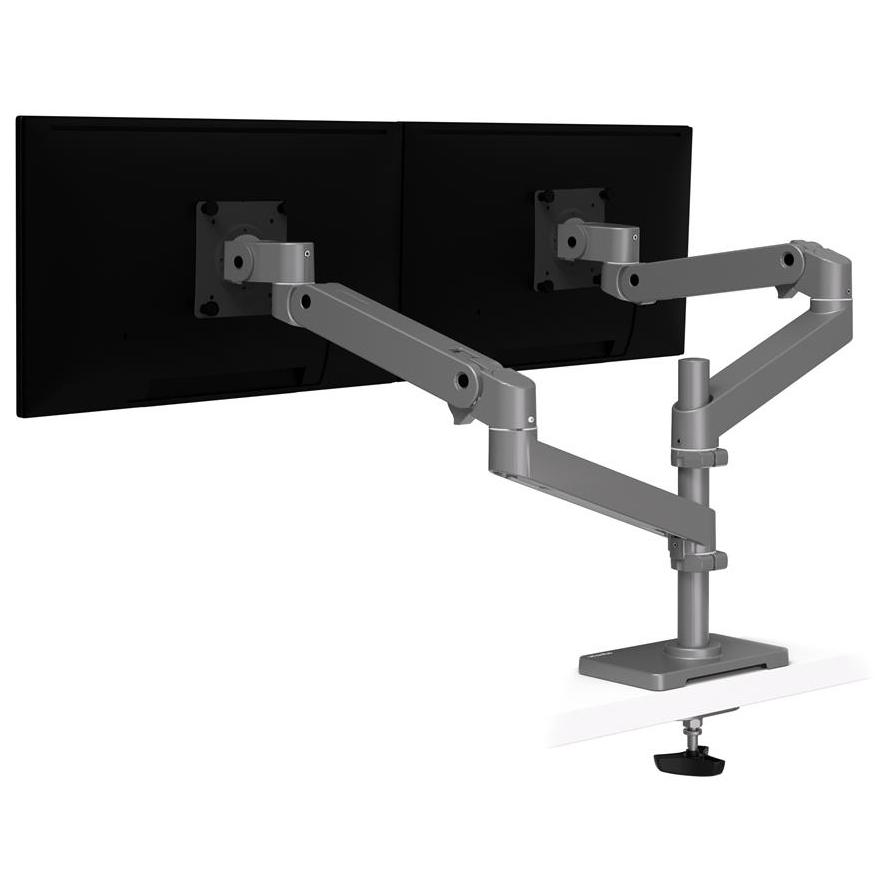 Ergotron LX Pro Series Monitor Arm - 24" Desk Mount, Grey