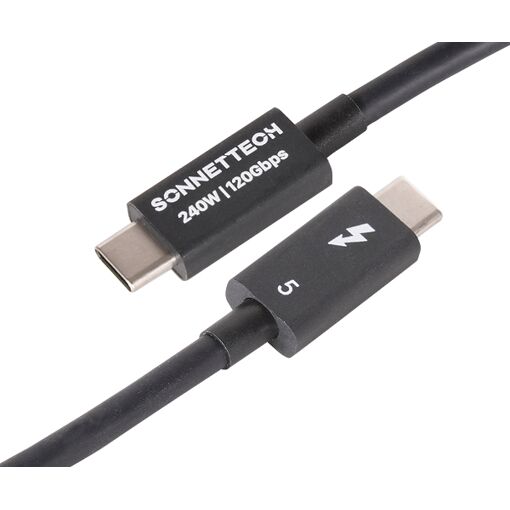 Sonnet Thunderbolt Cable 0.5m 80 Gbps Black