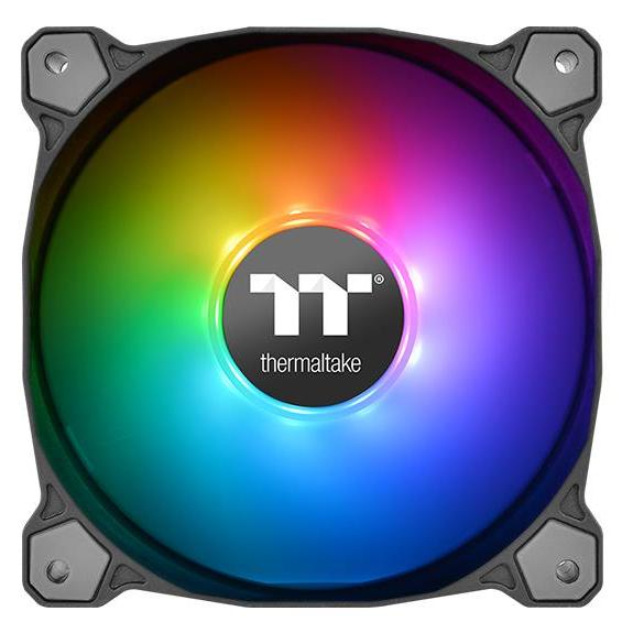 Ventilateur de processeur Thermaltake Pure Plus 14 RGB édition premium Noir et Gris 14 cm