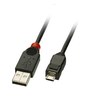 Cable Lindy de 2 m USB A/Micro-USB B Negro