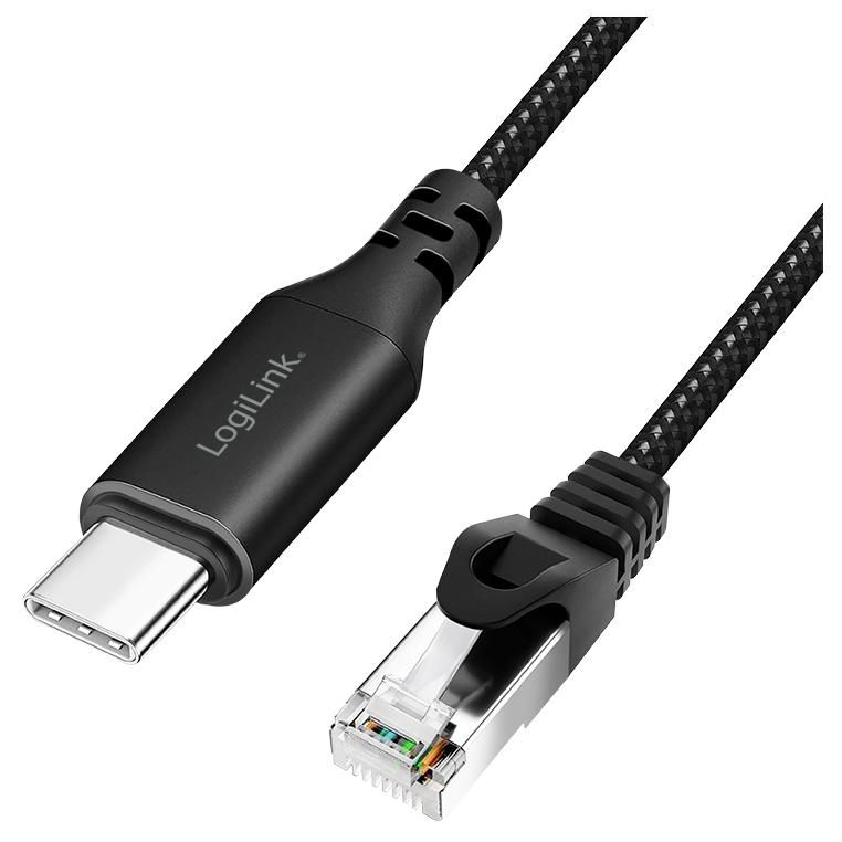 LogiLink Cat6 Network Cable, 5m, Black (CU0414)