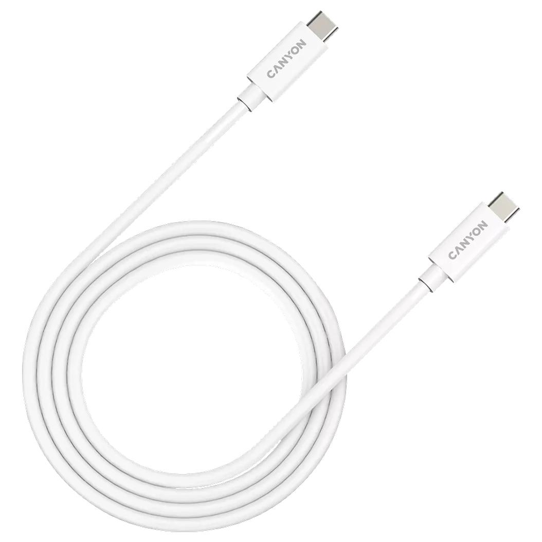 Cable Canyon USB-C a USB-C 1 m Blanco