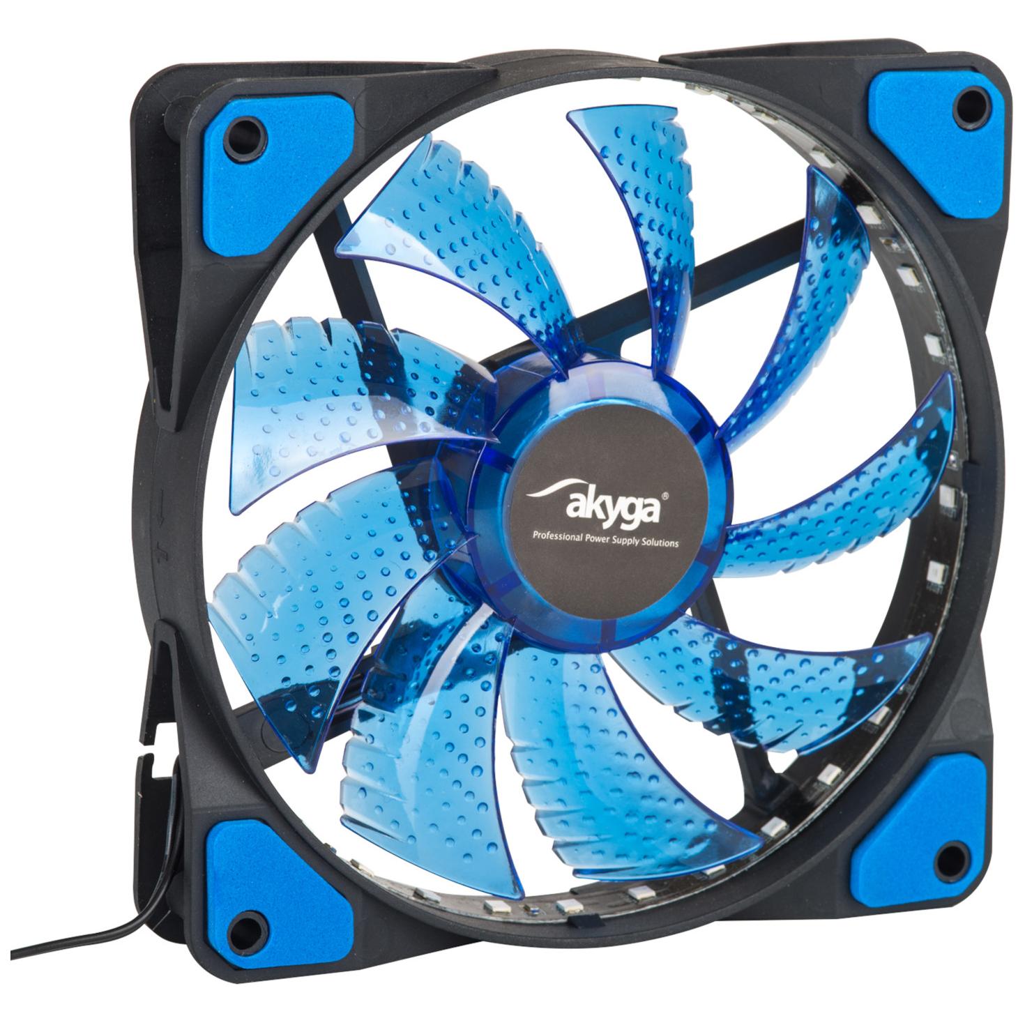 Akyga Computer Cooling System PC Case Fan 12cm Black