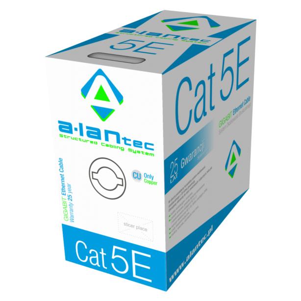 A-LAN Cat5e UTP Network Cable, 305m, Gray