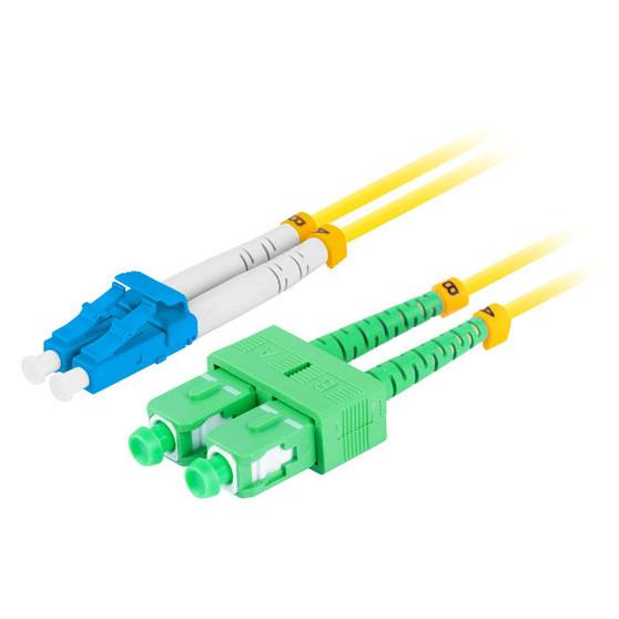 Lanberg 2m InfiniBand and Optical Fiber Cable SC LC/SC Yellow