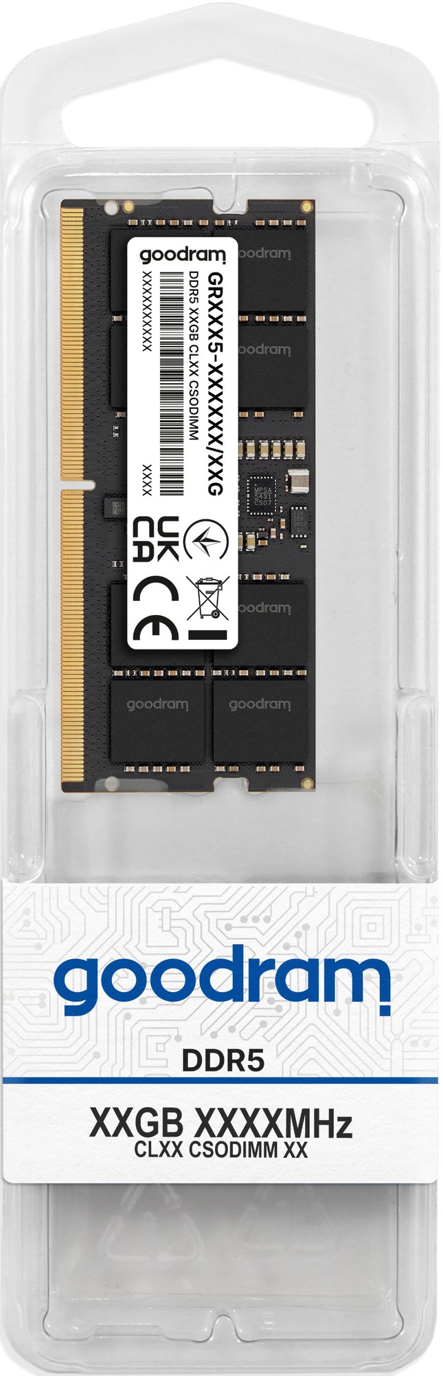 Goodram 16GB DDR4 3200MHz RAM Module (CL16, 64-bit)